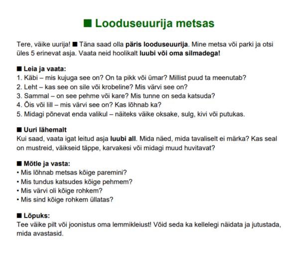 UURIMISPOST