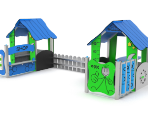 Aiaga ühendatud lastele mõeldud Mängumajad