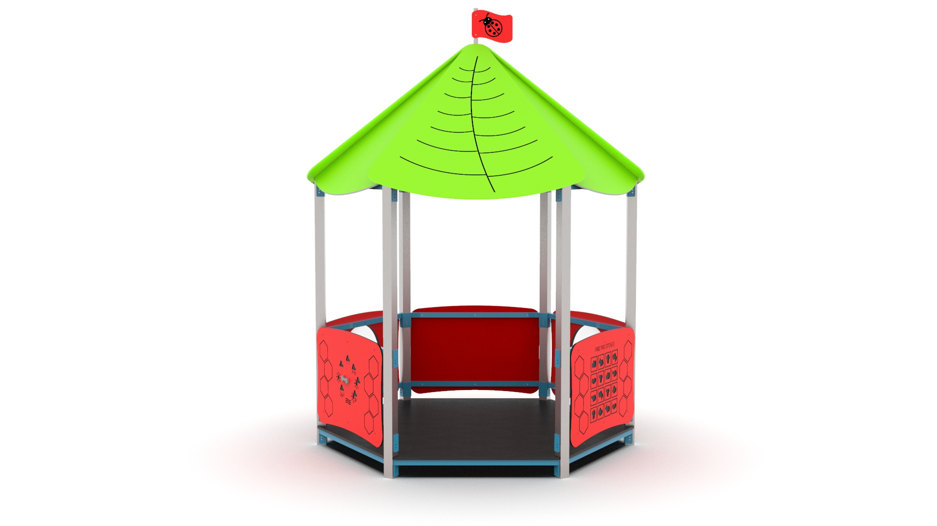 Mänguväljaku paviljon „Majake“ – hubane mängumaja laste mänguväljakule