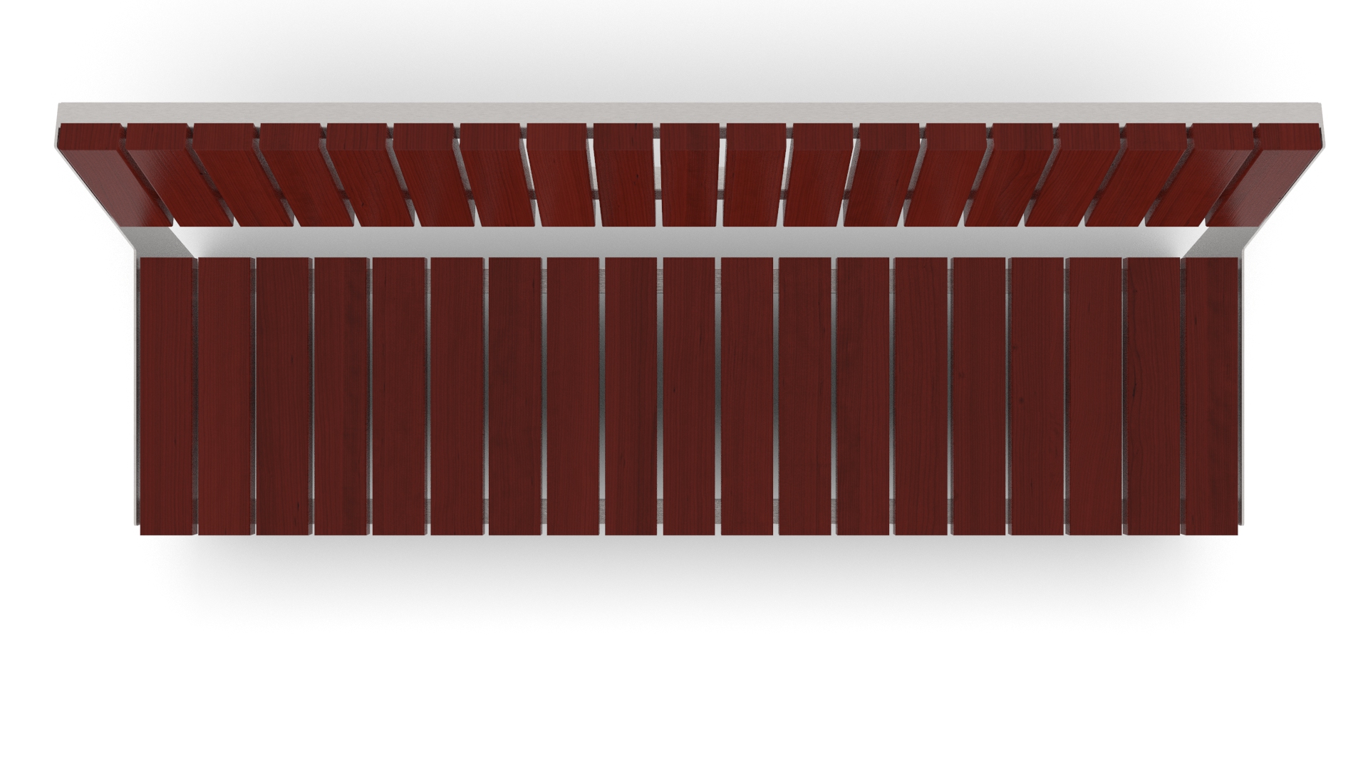 Metallkonstruktsiooniga pargipink – vastupidav välipink avalikku ruumi