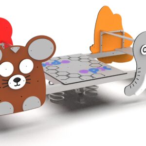 Vedrukiik Hiired + Elevant | Laste vedrukiik mänguväljakule | RAKOP