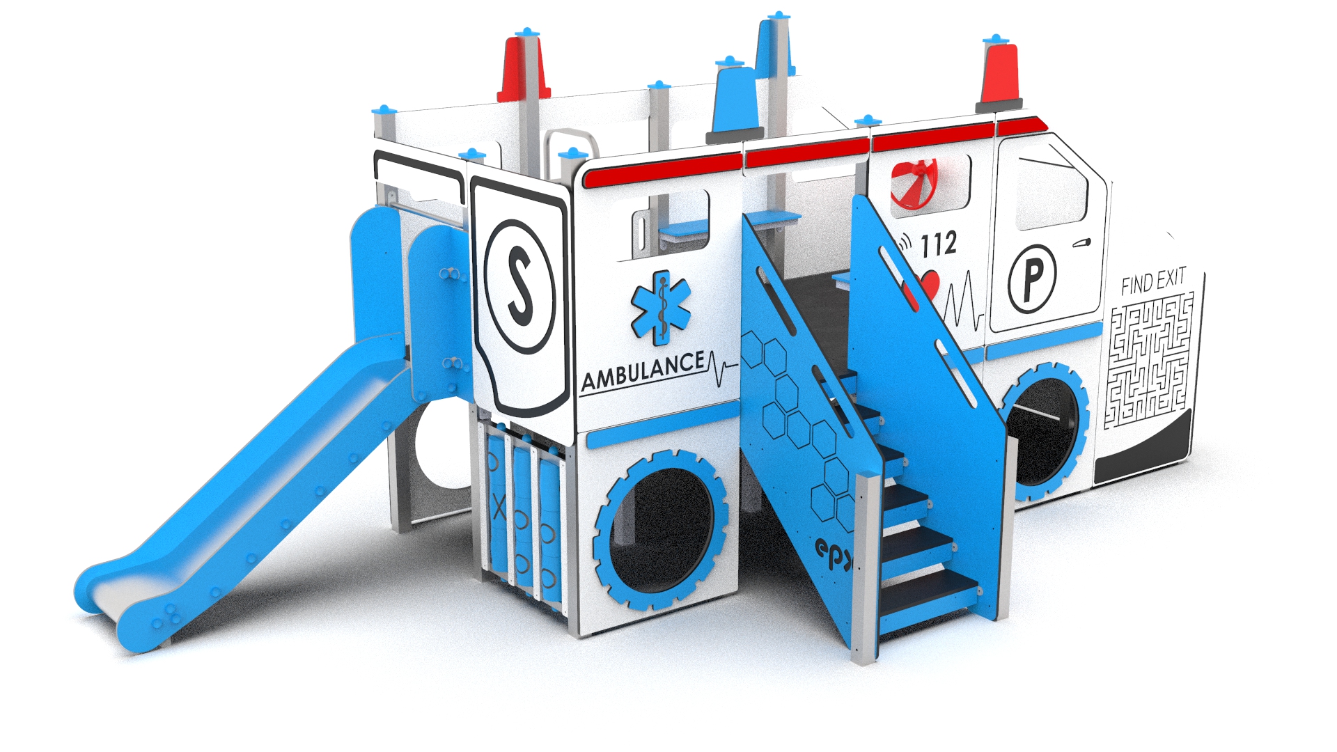 Ambulans-mänguvahend 2,94 × 5,55 m - Pilt 2