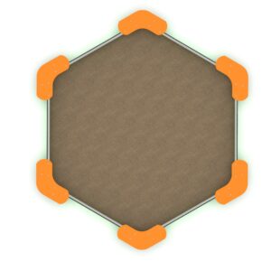 HDPE-liivakast 3,47 × 3,06 m