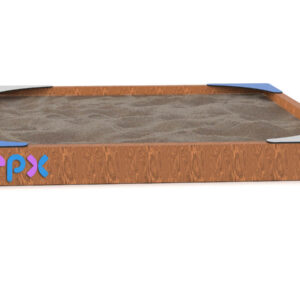 Puidust liivakast 3 × 3 m