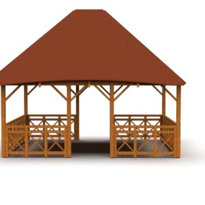 Vabaajapaviljon 6,7 × 8,2 m