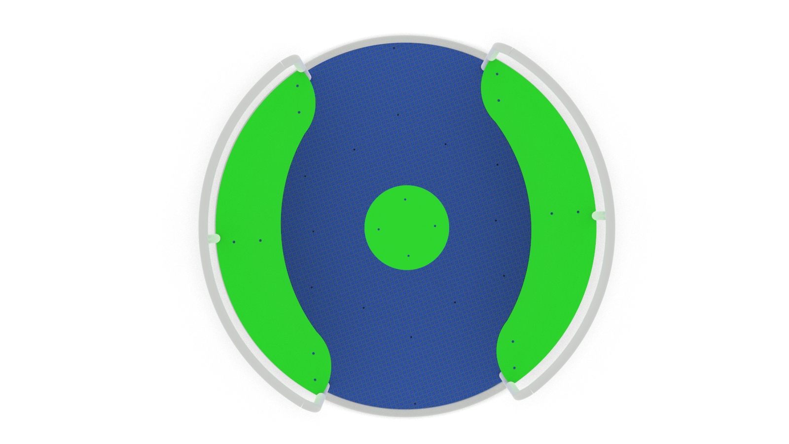 Ketaskarussell HDPE-istmetega