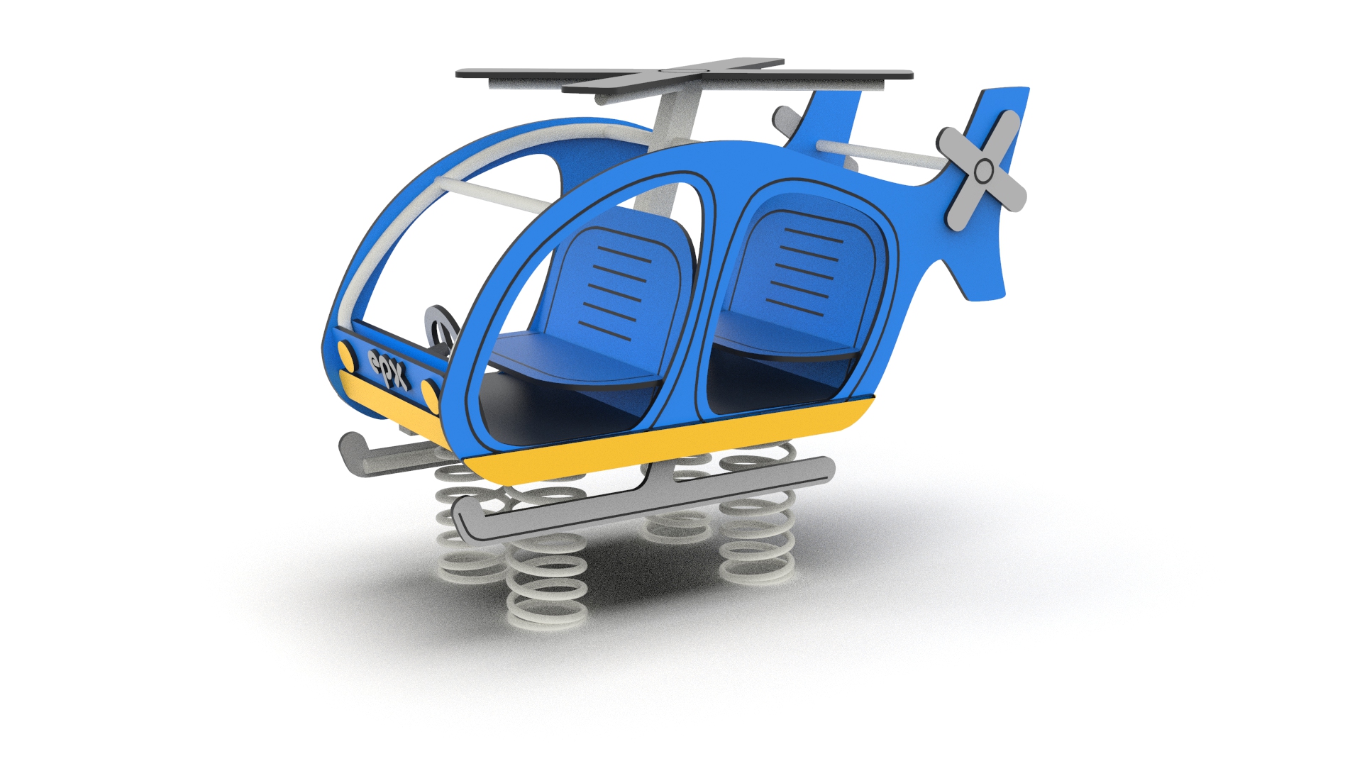Helikopterikujuline vedrukiik