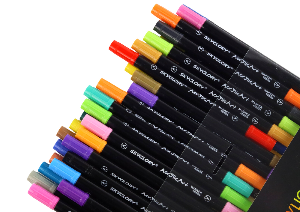 Kahe otsaga markerite komplekt – 36 tk - Pilt 2