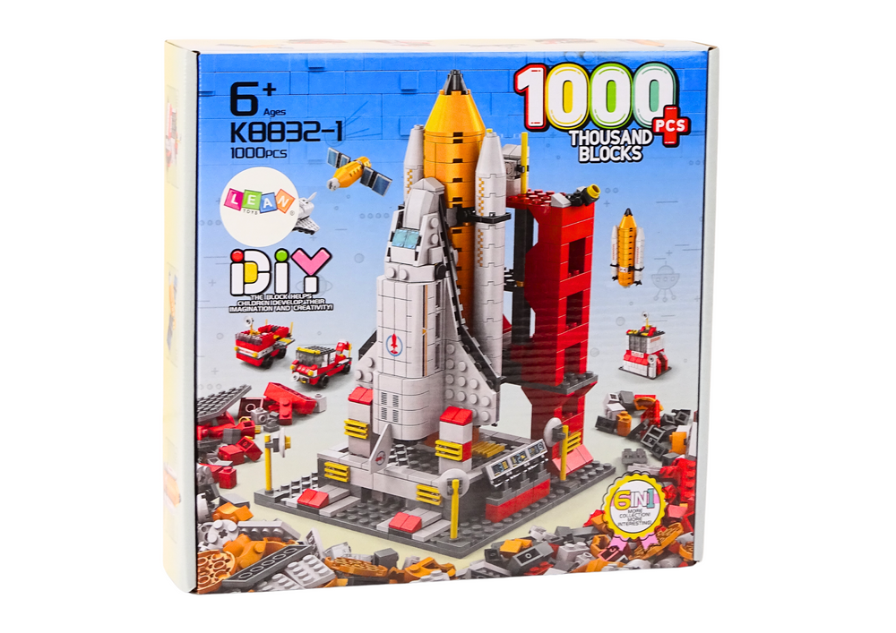 Kosmoseraketi ehituskomplekt 6 ühes – 1000 osa - Pilt 3