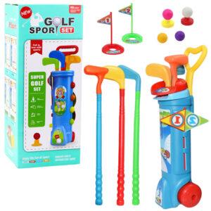 Laste golfikomplekt käruga – 20 osa