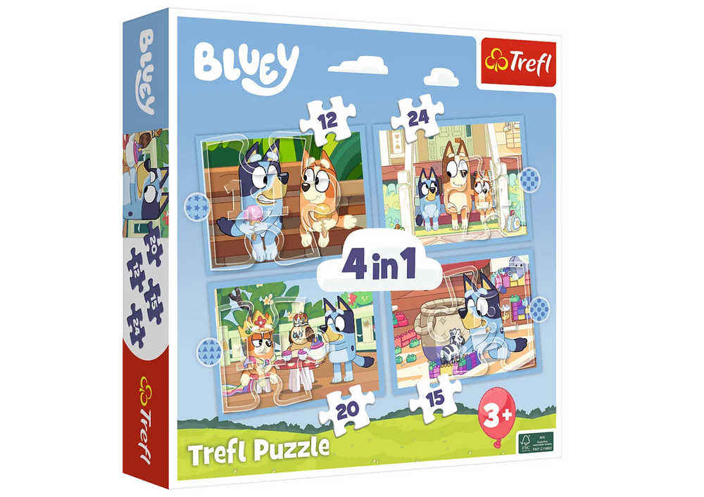 Trefl Bluey puslekomplekt – 4 puslet