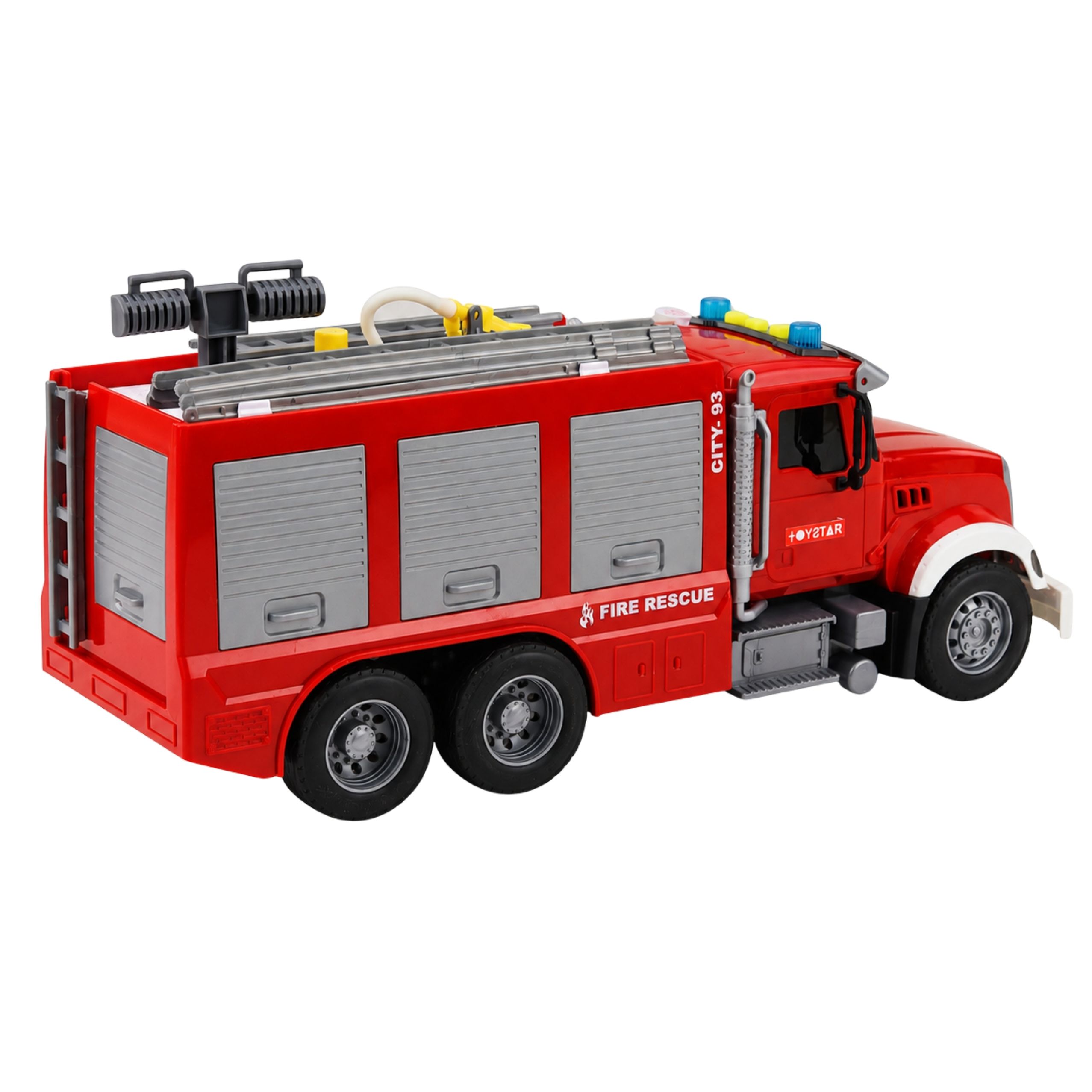 Tuletõrjeauto redeli, veevooliku, valguse ja heliga - Pilt 3
