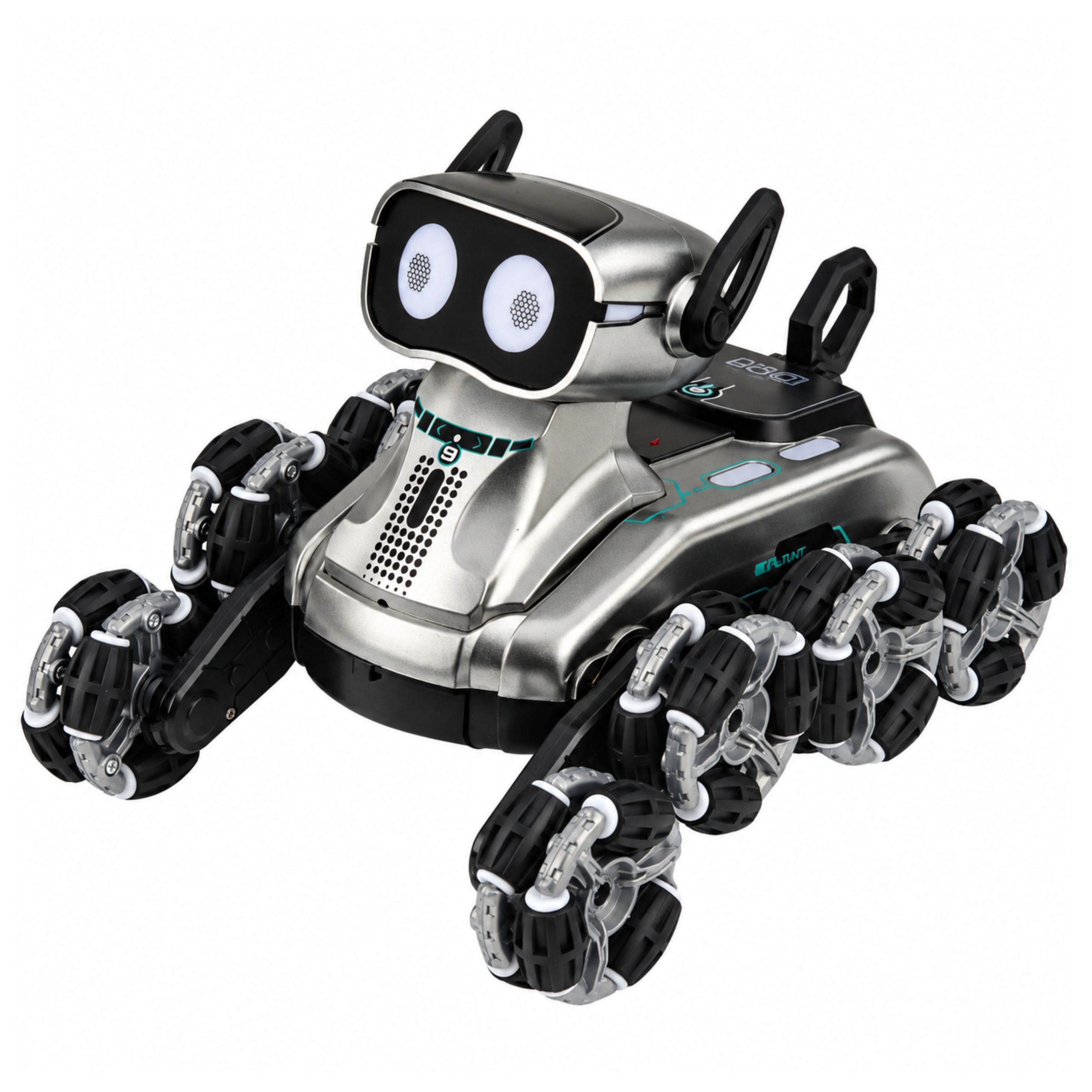 Puldiga robotkoer – 8 ratast, valgus ja heli - Pilt 2