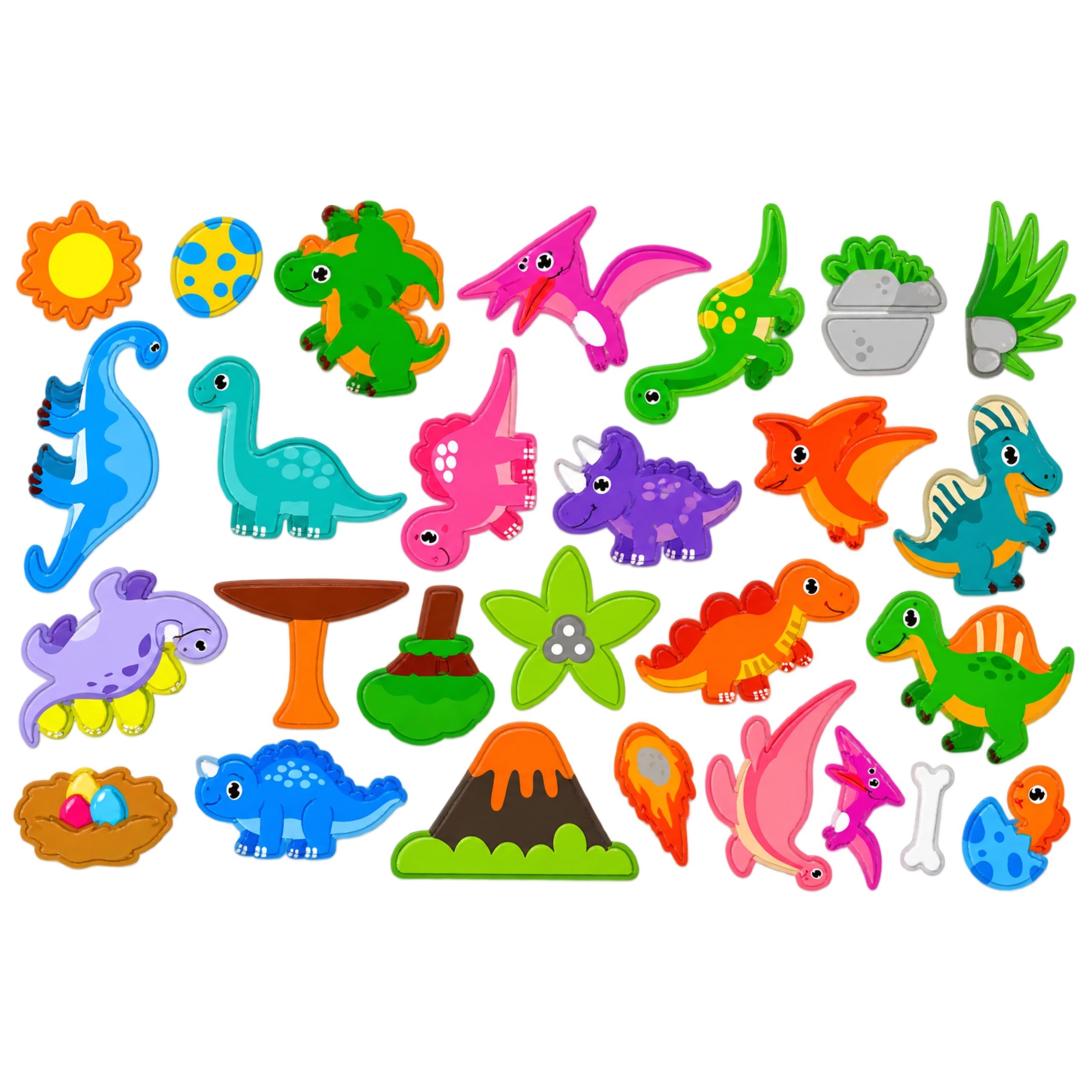Magnetraamat dinosaurustega – 30 magnetit - Pilt 3