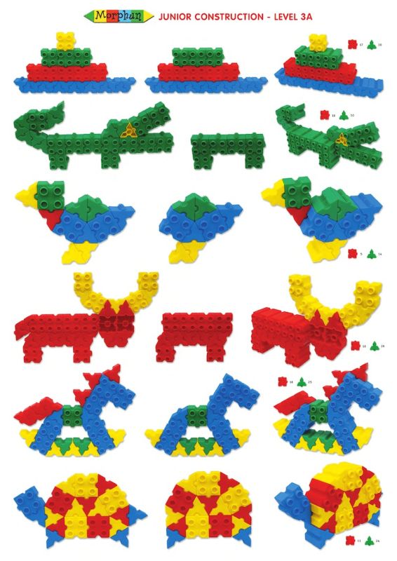 Morphun Junior loomade konstruktor – 252 osa - Pilt 2
