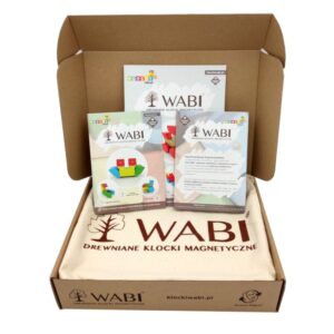 WABI puidust magnetklotsid – 40 osa