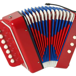 Laste akordion – punane