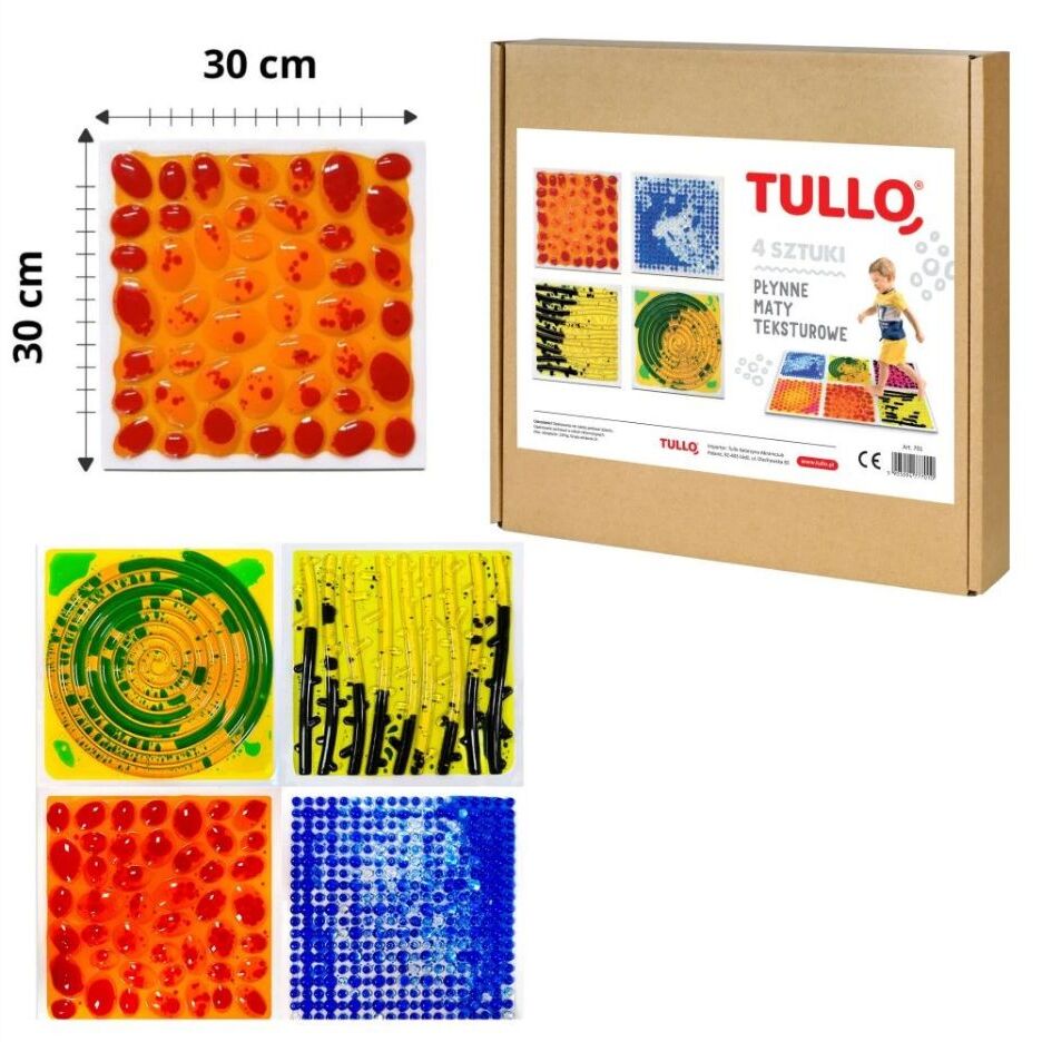 Tekstuuriga vedelad sensoorsed matid – 4 tk