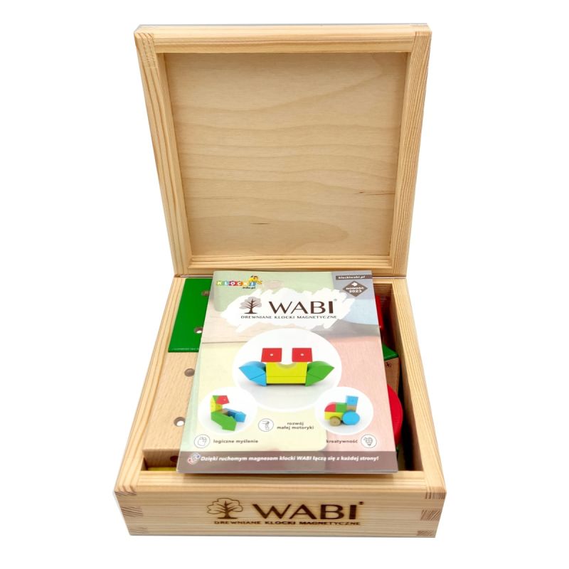 WABI puidust magnetklotsid – 20 osa - Pilt 2