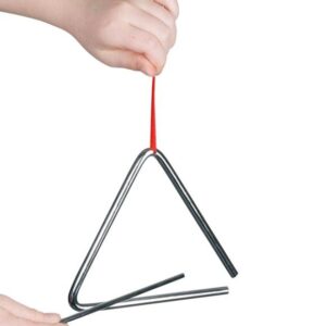 Metallist triangel lastele