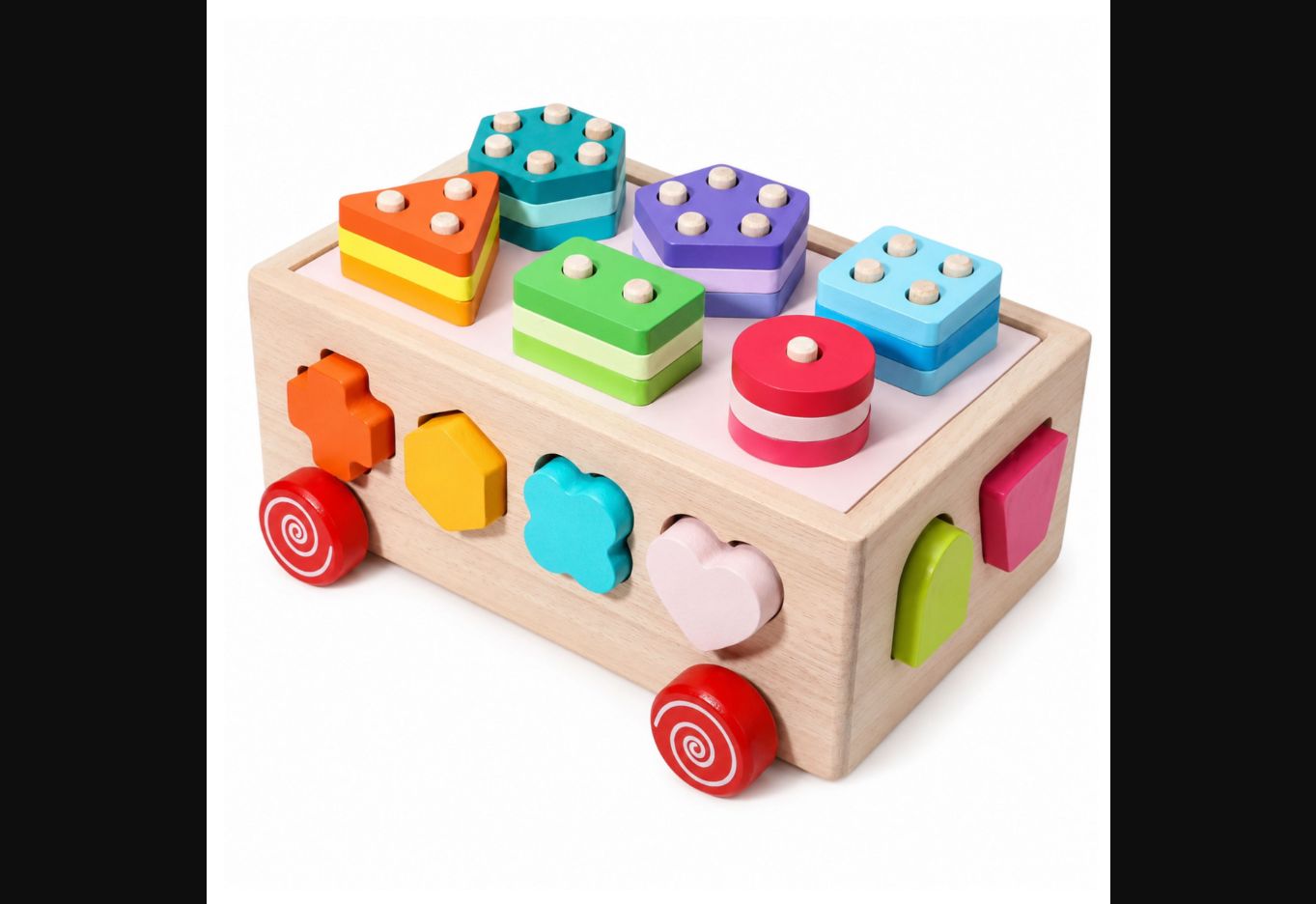 Montessori kujundisorteerija ratastel