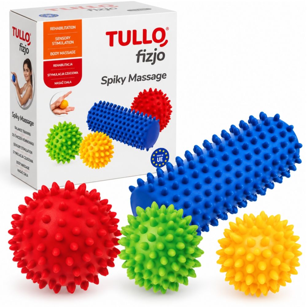 Tullo Fizjo ogadega massaažikomplekt – 4 osa