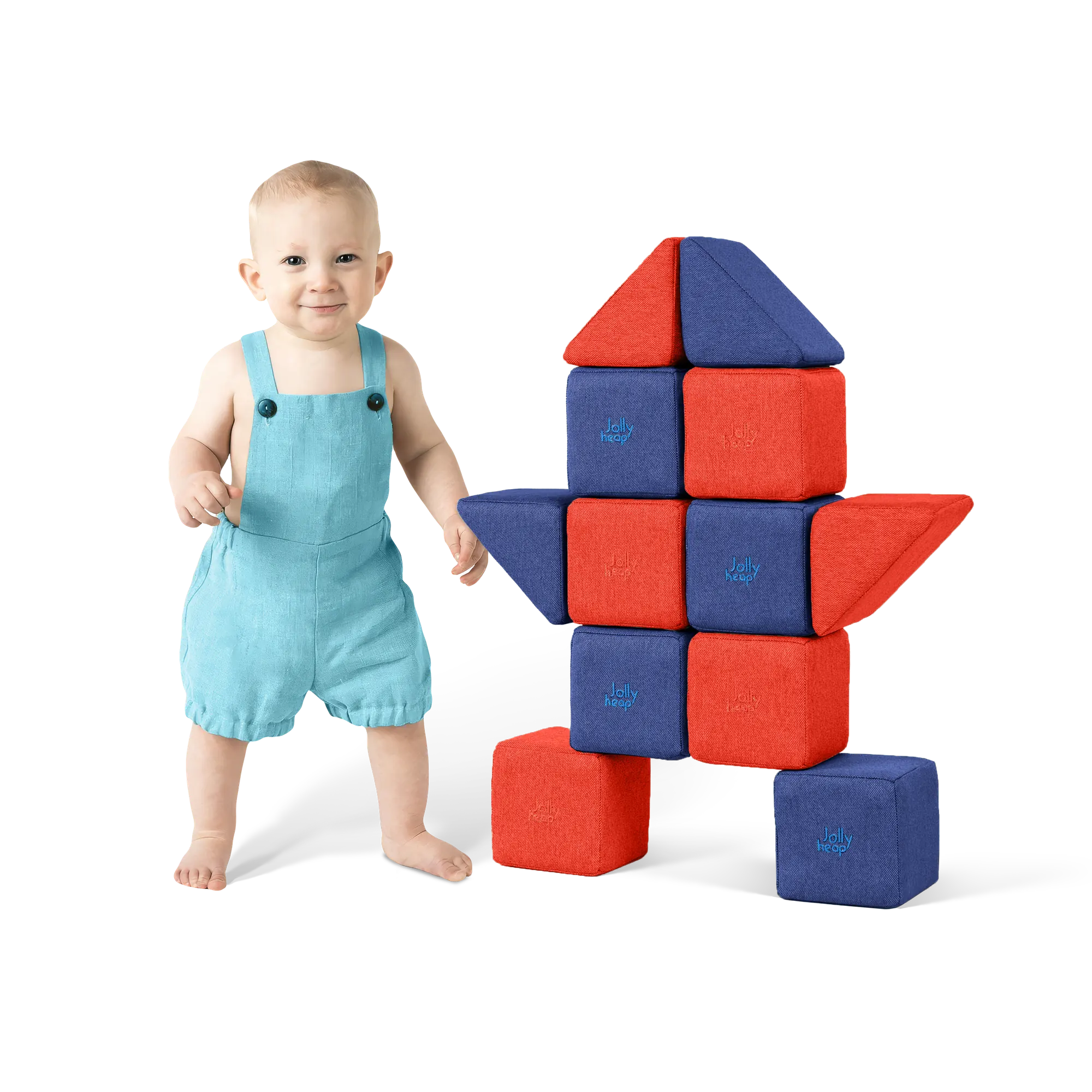 Jolly Heap Pixi pehmed magnetklotsid – 12 osa - Pilt 3