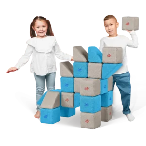 Jolly Heap Mini pehmed magnetklotsid – 24 osa