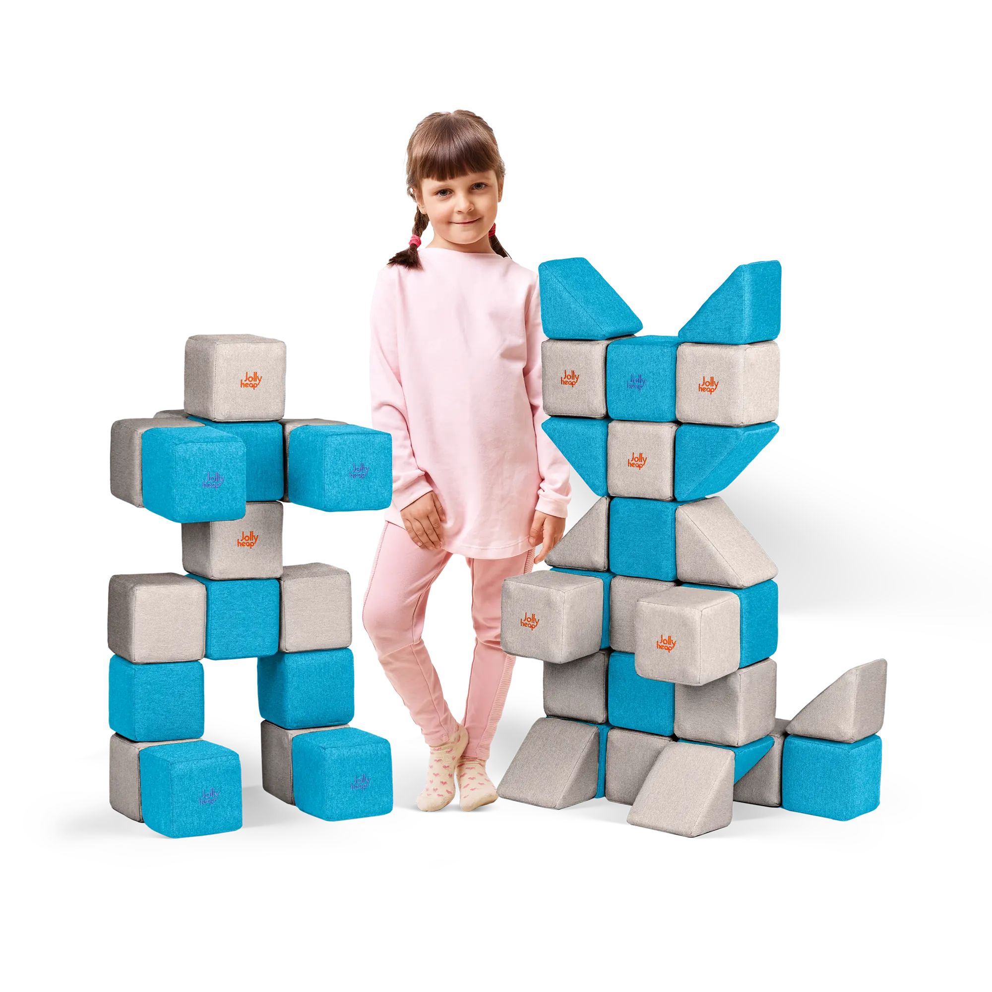 Jolly Heap Medium pehmed magnetklotsid – 50 osa
