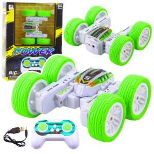 Puldiga trikiauto 360° – roheline, 1:32