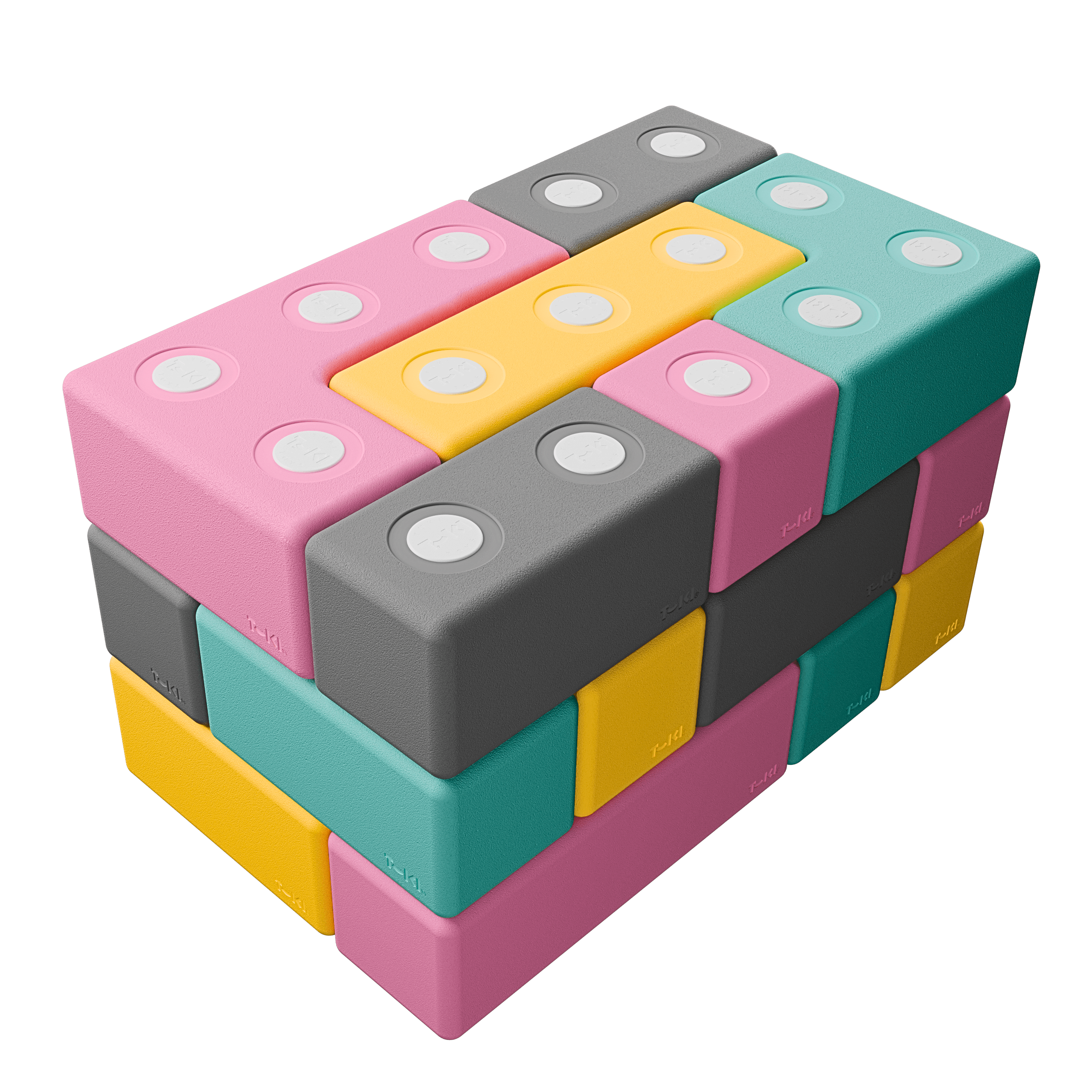 TUKI BUILDER pehmed magnetklotsid – 26 osa
