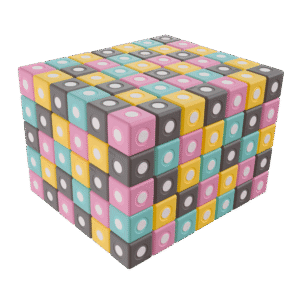 TUKI SMART pehmed magnetklotsid – 240 osa
